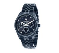 Maserati Reloj de hombre, cronógrafo, analógico, 43 mm, colección Blue Edition - R8873600011