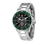 Maserati Reloj de Hombre, Cronógrafo, Analógico, Correa de Acero, Colección Competizione - R8873600008