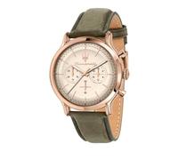 Maserati Reloj de Hombre, Cronógrafo, Analógico, Correa de Piel, Resistente al Agua, Colección Vintage, Regalo para Hombre - R8871633007