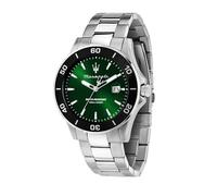 Maserati Reloj de Hombre, Hora, Fecha, Analógico, Correa de Acero, Colección Competizione - R8853100038