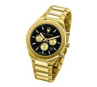 Maserati Reloj Hombre Chronógrafo STILE Lujo Pulsera Acero Dorado UMAR8873642001