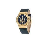 Maserati Potencia - Reloj Hombre Azul Oro Correa De Piel (R8851108035)