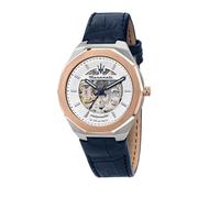 Maserati Reloj Hombre, Colección Stile, Automático, Solo Tiempo, en Acero, Cuero - R8821142001