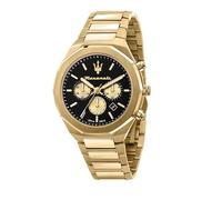 Maserati Reloj Hombre, Colección Stile, Cuarzo, Cronógrafo, en Acero, PVD Oro - R8873642001