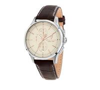Maserati Reloj Hombre, Cronógrafo, Analógico, 42 mm, Correa de Cuero, Colección SORPASSO - R8871624010