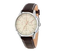 Maserati Reloj Hombre, Cronógrafo, Analógico, 42 mm, Correa de Cuero, Colección SORPASSO - R8871624010