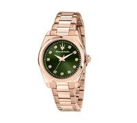 MASERATI Reloj de mujer de acero, solo hora, analógico, 35 mm, colección VELOCITA', cristales - R8853152501, dorado, Talla única, Pulsera