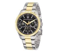 Maserati Reloj para Hombre, Colección Competizione, Movimiento de Cuarzo, multifunzione, en Acero y PVD Oro Amarillo - R8853100016