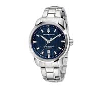 Maserati Reloj para Hombre, Colección Successo, con Movimiento de Cuarzo y función Solo Tiempo con Calendario, en Acero - R8853121004