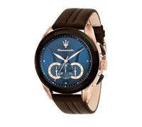 Maserati Reloj para Hombre, Colección Traguardo, Movimiento de Cuarzo, cronógrafo, en Acero y Cuero - R8871612024