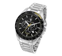Maserati Traguardo Reloj Caballero Cronógrafo Cuarzo Acero Inoxidable Plata
