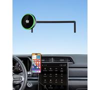 MaserWeller Qi2.2 Max 25W Cargador de coche inalámbrico rápido soporte de teléfono para GMC Terrain 2025-2026 pantalla de 15 pulgadas, soporte magnético para teléfono compatible con MagSafe