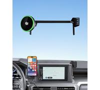 MaserWeller Qi2.2 Max - Cargador de coche inalámbrico rápido de 25 W para Toyota Tacoma 2024 2025 2026 / Toyota 4Runner 2025 2026 pantalla de 8 pulgadas, soporte magnético para teléfono compatible con