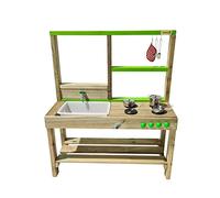 | MASGAMES | Cocinita de Exterior Spicy | Madera tratada Autoclave | Utensilios incluidos | (Spicy)