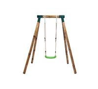 | MASGAMES | Columpio de Madera Individual Kila | Asiento plástico Plano con Cuerdas Regulables | Madera tratada | Anclajes incluidos | Uso doméstico |