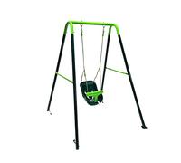 | MASGAMES | Columpio metálico | Anclajes para Suelo de Arena o césped incluidos | Uso doméstico | (BABOL Asiento bebé)