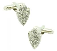 MasGemelos - Gemelos Real Zaragoza Plateado Cufflinks