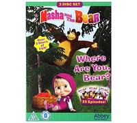Masha And The Bear - Where Are You, Bear? Triple DVD Box Set