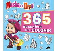 Masha E O Urso-365 Desenhos Para Colorir