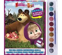Masha e o Urso Livro para Pintar com Aquarela