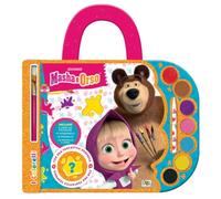 Masha e Orso. Valigetta con acquerelli. I colorelli. Ediz. a colori. Ediz. a spirale. Con acquerelli