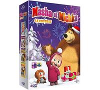 Masha et Michka - Coffret : La fille des neiges + Première rencontre + Joyeux Noël + La rentrée des classes [Francia] [DVD]