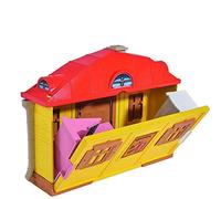 Masha y el Oso - Playset casa de Masha con Figura y Accesorios, Color Amarillo/Rojo (Simba 9301633)