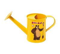 Masha y el Oso regadera, herramienta de jardinería para niños (juguetes de arena, juguetes adecuados para edades a partir de 3 años, capacidad: 0,75 litros, dimensiones: 10 x 25 x 13 cm), Multicolor