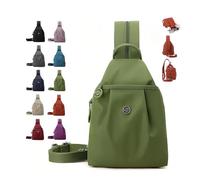 MASHANGGOU Bolsa impermeable de 2 vías Commuter Bag,2026 New 3 en 1 Anti-Theft Travel Tote Bag Multi-Compartment Oxford Small Backpack, verde, De tamaño mediano, Casual