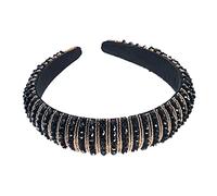 Mashaouyo Aro de esponja de alta calidad con laterales anchos, hecho a mano, cuerda roja, temperamento para persona, varios tamaños (café, talla única)