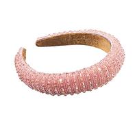 Mashaouyo Aro de esponja de alta calidad con laterales anchos, hecho a mano, cuerda roja, temperamento para persona, varios tamaños (rosa, talla única)