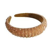 Mashaouyo Aro de esponja de alta calidad con laterales anchos, hecho a mano, cuerda roja, temperamento para persona, varios tamaños (caqui, talla única)