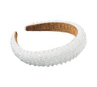 Mashaouyo Aro de esponja de alta calidad con laterales anchos, hecho a mano, cuerda roja, temperamento para persona, varios tamaños (blanco, talla única)