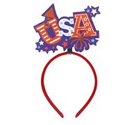 Mashaouyo Diademas de Independence patrióticas del 4 de julio, diadema de decoración para adultos y niños, clips de silicona (G, talla única)