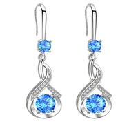 Mashaouyo Earrings Made Of Feminine Earrings Long Personalized Ear Buckles Ear Accessories Suitable For Various Occasions Pendientes Circonitas Plata 925, Taglia unica, Metal, Sin gemas.