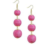 Mashaouyo Pendientes de aro de perlas para mujer, aretes de amante, aretes rectangulares colgantes con borla para mujer, ligeros, joyería sensible para mujer, talla única