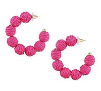Mashaouyo Pendientes de aro de perlas para mujer, aretes de amante, aretes rectangulares colgantes con borla para mujer, ligeros, joyería sensible para mujer, talla única