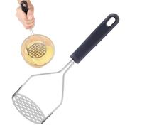 Masher de cocina, herramienta de mano para patatas - Acero inoxidable - Handheld - Frutas - Alimento de alto rendimiento - Utensilio de destrucción del hogar para patatas, aguacates, frijoles, frutas,