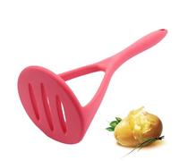 Masher de patatas no nuclear - puré de papas puré de papas | Herramienta de mano de silicona, utensilios de cocina La mejor licuadora de verduras multifuncional a