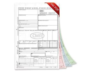 MASHPAPER CMR Carta De Coche Autocopiante Internacional 280701 (100 Piezas)