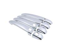 MASHRGX Accesorios Para El Coche Para Toyota Para Isis 2005 2006 2004~2017 2007 Pegatinas Decorativas Estilo Cubierta Cromada Manija De Puerta Refit(2 Button 4 Door)