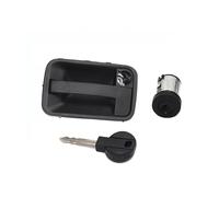 MASHRGX Cilindro Cerradura Puerta Trasera Manija Exterior Delantera Derecha Con Llaves 9101G8 Para Citroen Para Jumpy Para Peugeot Para Expert 1995 A 2006(Set)
