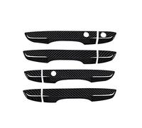 MASHRGX Cubiertas Para Manijas Puertas Entrada Llave Cubiertas Para Manijas Puertas Exteriores Para Civic10th 2016 2017 2018 2019 Decoración Para Automóviles(Cabon Fiber)