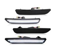 MASHRGX Luces Indicadoras Delanteras Y Traseras Luz Posición Lateral 4 Uds. Para Ford Para Mustang 2010 2011 2012 2013 2014 Piloto Trasero Freno(Blanco)