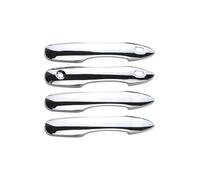 MASHRGX Manija Puerta Cubierta Juego 4 Protectores Adhesivos Exteriores Manijas Puertas Para Toyota Para Corolla Para Cross XG10 2021 2022 2023 2024 (Plata)