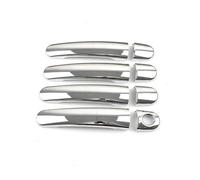 MASHRGX Manija Puerta Cubierta Pegatinas Manijas Puertas Exteriores Coche Para Skoda Para Octavia Para Fabia 2001-2007 Para Superb 2001-2008 Para Roomster (Silver A)