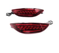 MASHRGX Para Hyundai Para Accent Para Verna Para Solaris Para Brio 2008-2015 Luz Parachoques Trasero Reflector Señal Giro Freno Lámpara Antiniebla Piloto Trasero Freno(3 Functions)