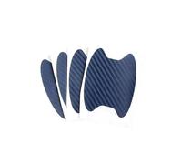 MASHRGX Pegatina Manija Puerta Automóvil Cubierta Resistente Rayones Fibra Carbono Protección Automóviles Película Estilo Accesorios Exteriores Automóviles(Blue-4pc)