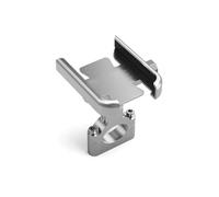 MASHRGX Soporte para Teléfono Móvil De Motocicleta Accesorios De Soporte para Manillar Espejo Navegador para Suzuki para Burgman AN125 AN200 AN400 AN650(Plata)