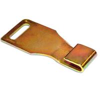 Masidef: Member of the Würth Group - Gancho fijo para persianas o ventanas de madera, paquete de 12 unidades, color dorado
